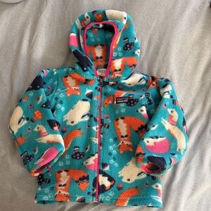 Patagonia Kids' Multicolor Baby Synchilla Animal Fleece Hoodie